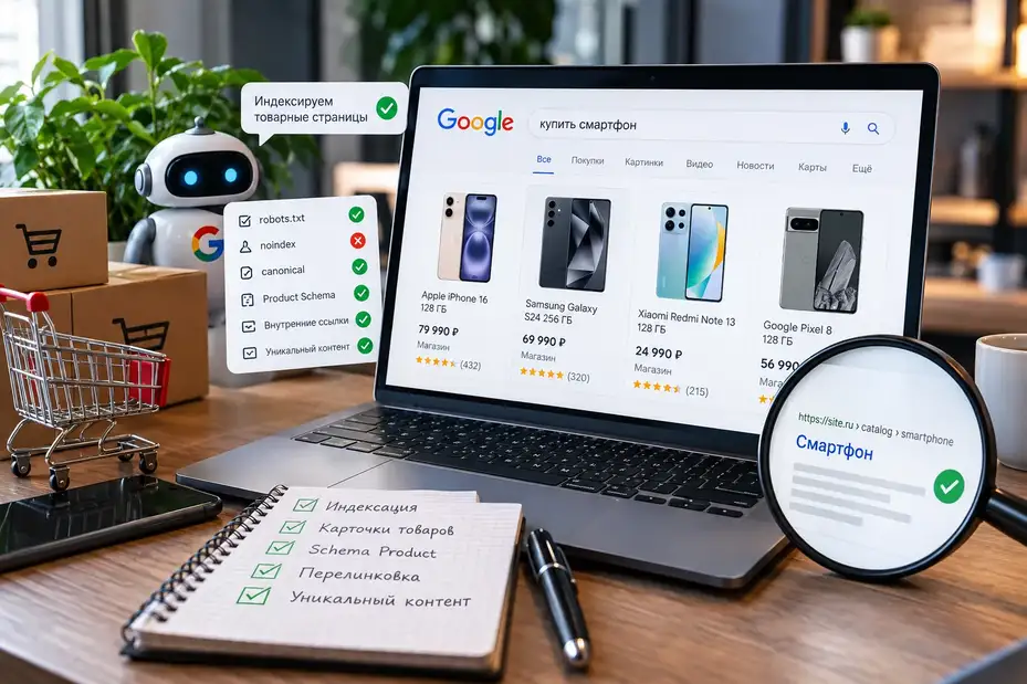 Почему карточки товаров не попадают в Google: причины и что делать